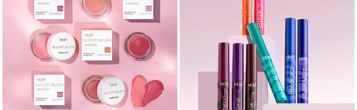 Love Cosmetics Awards 2025: HEAN - róż BLOOM BLUSH MOUSSE i mascara COLOR - makijaż z wyobraźnią